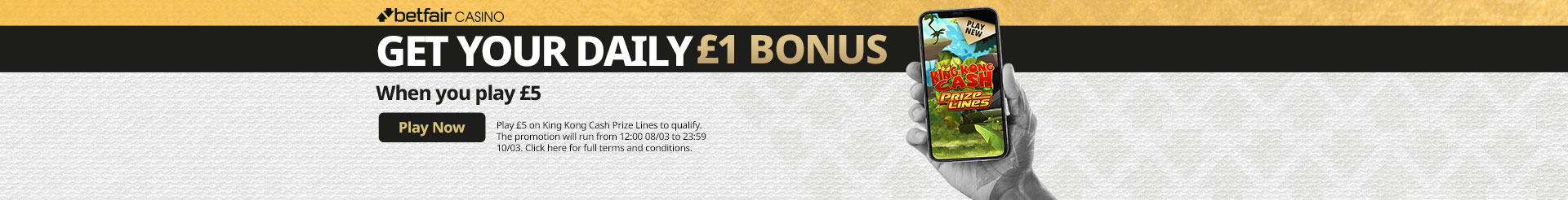 Betfair Mobile Casino Free 5